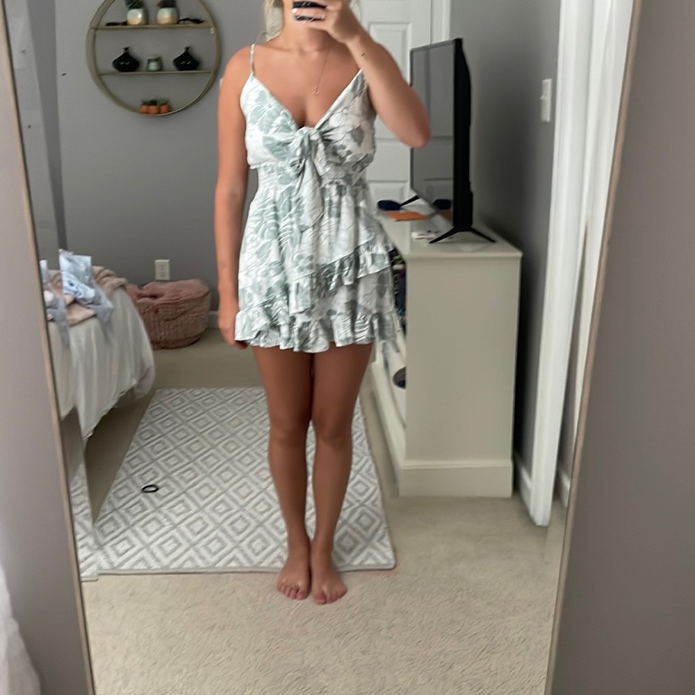 Green Mini Dress